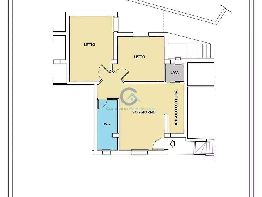 Immagine 14 di Trilocale in affitto  in Viale Fiume Mesima 39 a Catanzaro