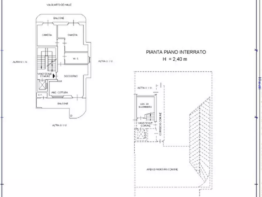 Immagine 50 di Trilocale in vendita  in Via Quarto dei Mille 5 a Torino