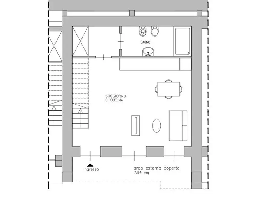 Immagine 6 di Villetta a schiera in vendita  in STRADA TETTI BERTOGLIO 84 BIS a Torino