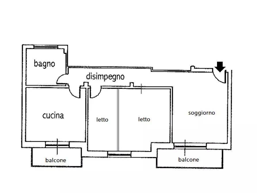 Immagine 20 di Trilocale in vendita  in Via Vecchia San Francesco da Paola a Monopoli