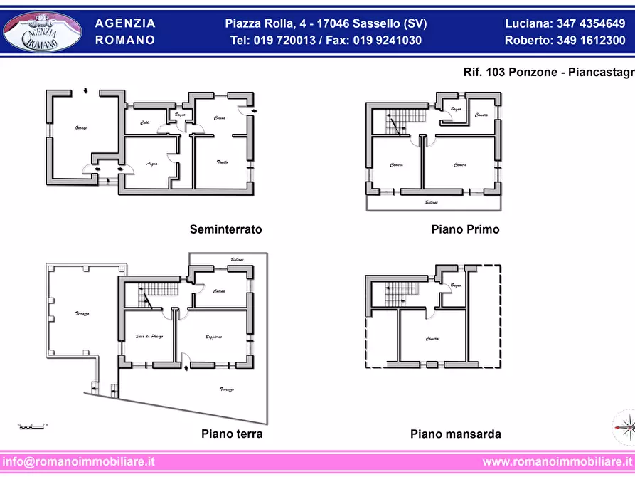 Immagine 2 di Villa in vendita  in SP210 39 a Ponzone