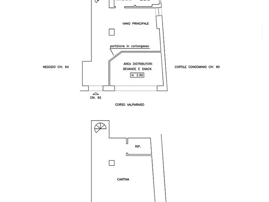 Immagine 2 di Locale commerciale in vendita  in Corso Valparaiso 62 a Chiavari