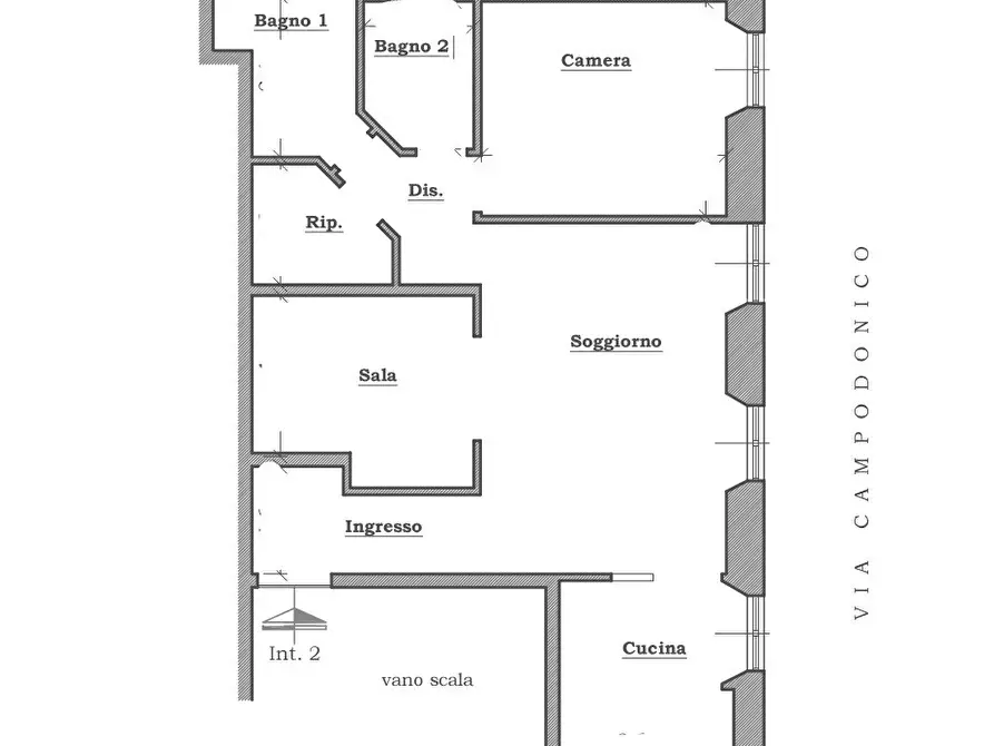 Immagine 2 di Pentalocale in vendita  in Via Giovanni Battista Campodonico 60 a Lavagna