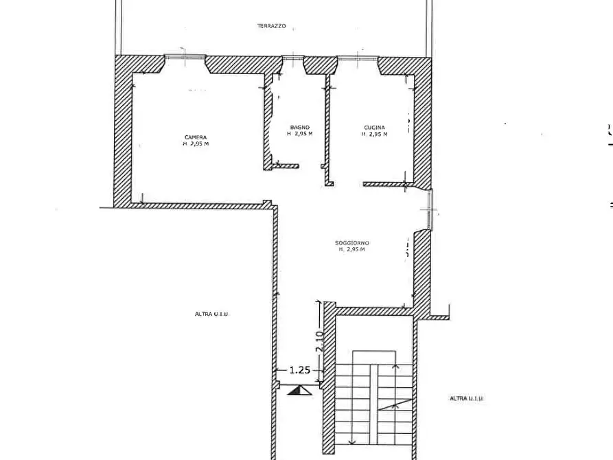 Immagine 2 di Trilocale in vendita  in Corso Trento e Trieste 174 a Ronco Scrivia