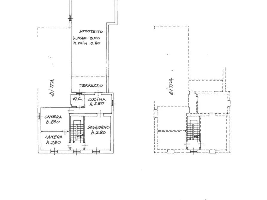 Immagine 4 di Porzione di casa in vendita  a Casola Valsenio