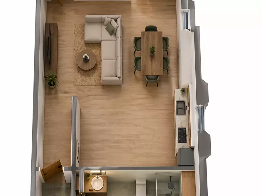 Immagine 14 di Trilocale in vendita  a Livorno