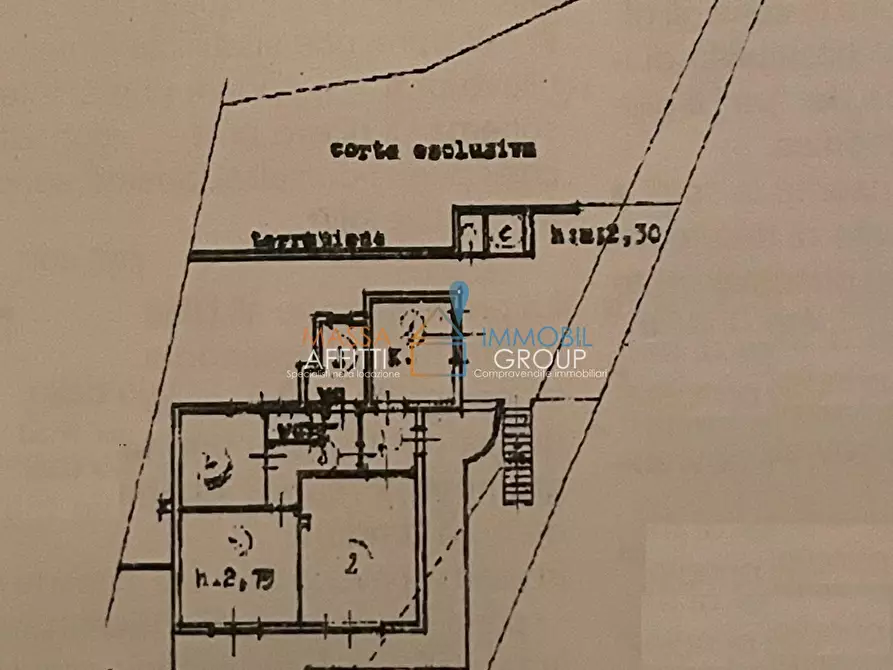 Immagine 45 di Porzione di casa in vendita  in Via San Francesco 11 a Massa