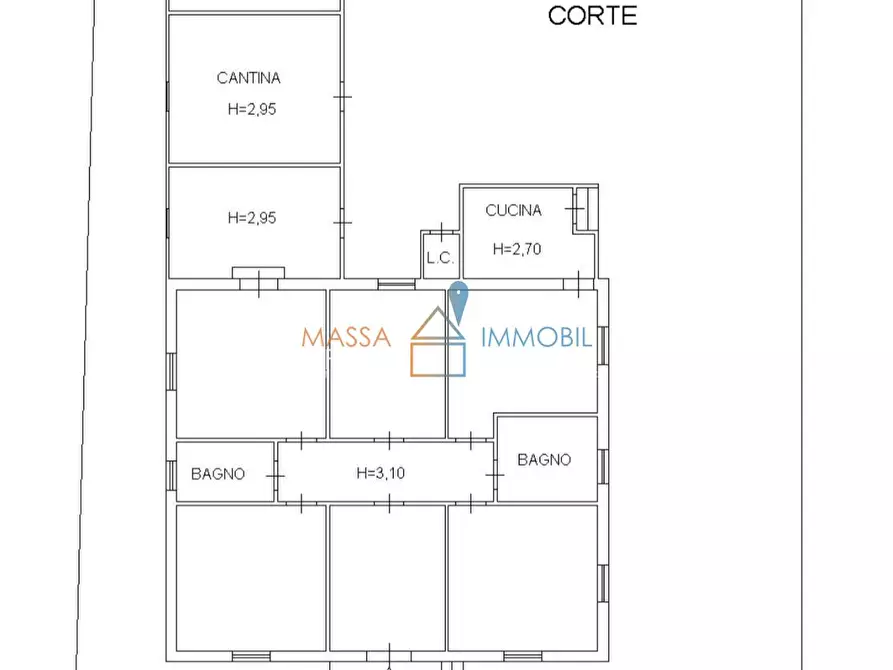 Immagine 16 di Casa indipendente in vendita  in Via Fossone Basso 6/1 a Carrara