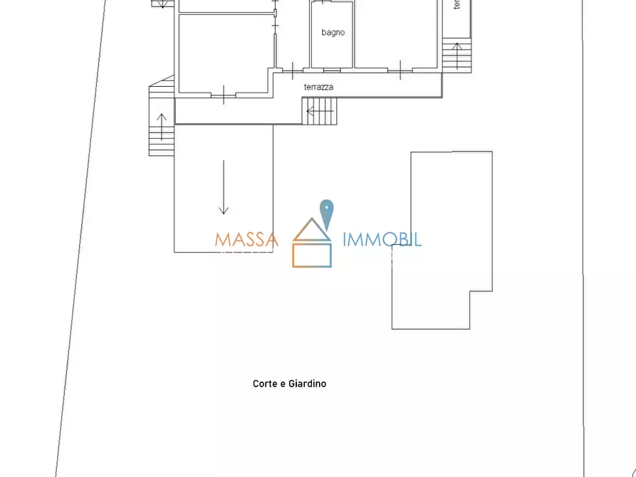 Immagine 60 di Villetta a schiera in vendita  in Via Puliche 308 a Massa