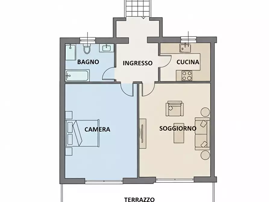 Immagine 37 di Bilocale in vendita  in Via Degli Orsolani 102 a Loano