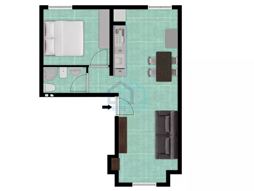 Immagine 16 di Bilocale in vendita  in Via Matteo Repetto 21 a Albissola Marina