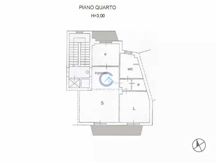 Immagine 18 di Trilocale in vendita  in Viale Vincenzo de Filippis 122 a Catanzaro
