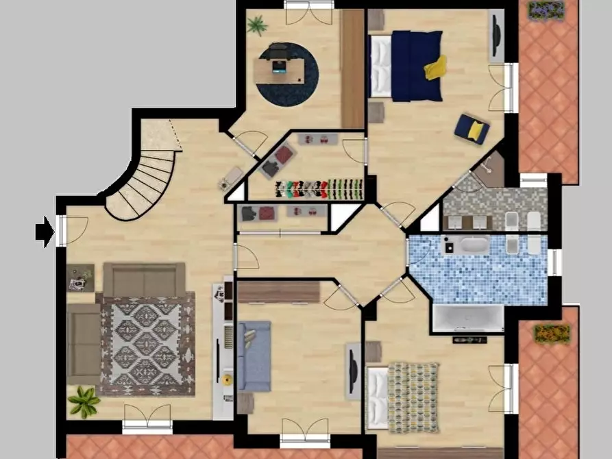 Immagine 45 di Attico in vendita  a Squillace