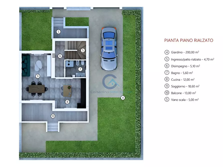 Immagine 2 di Casa bifamiliare in vendita  in Villaggio Conca d'Oro a Simeri Crichi