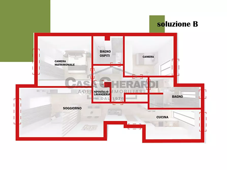 Immagine 34 di Trilocale in vendita  in Via Davide Carnaghi 15 a Milano