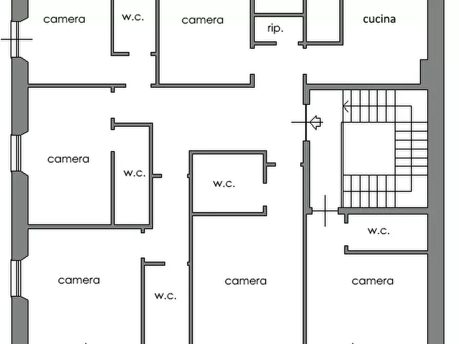 Immagine 11 di Attico in vendita  a Santa Margherita Ligure