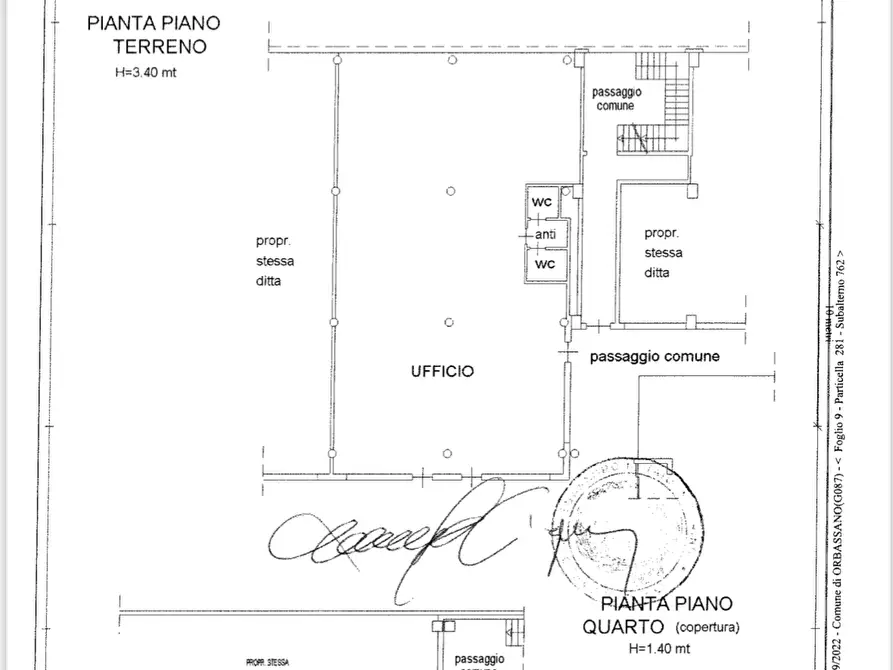 Immagine 19 di Ufficio in vendita  in STRADA TORINO 43/45 a Orbassano