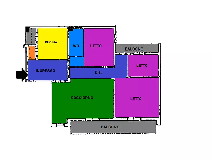 Immagine 23 di Quadrilocale in vendita  in Via Padre Manghisi 36 a Monopoli