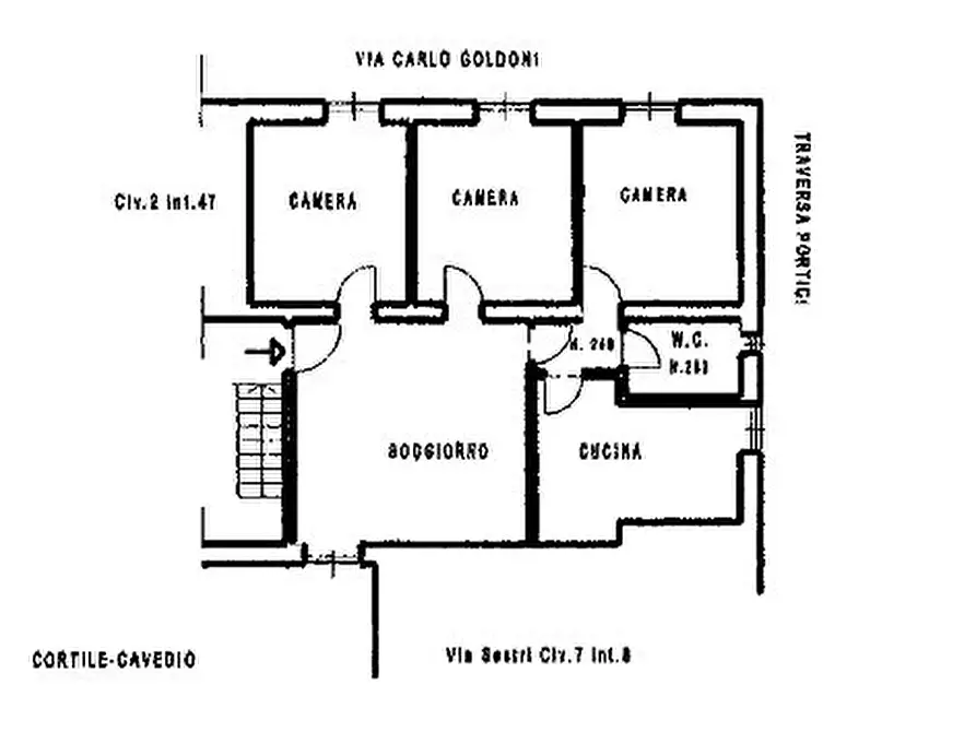 Immagine 2 di Pentalocale in vendita  in Via Carlo Goldoni 2 a Genova