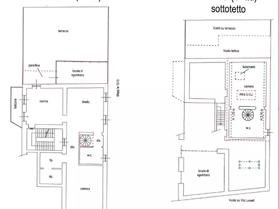 Immagine 2 di Quadrilocale in vendita  in Via Raffaele Lumelli 17 a Alessandria