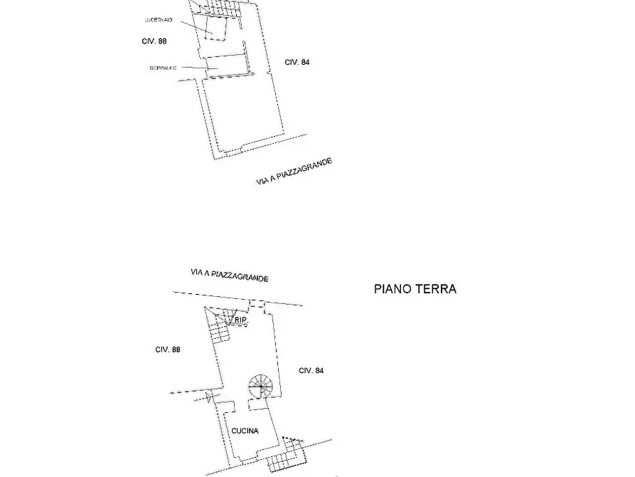 Immagine 2 di Villetta a schiera in vendita  in Via Piazzagrande 86 a Genova