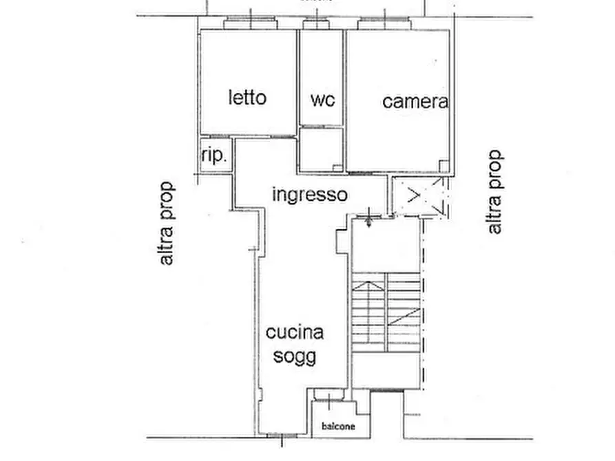 Immagine 2 di Quadrilocale in vendita  in Via Sandro Botticelli 184 a Torino