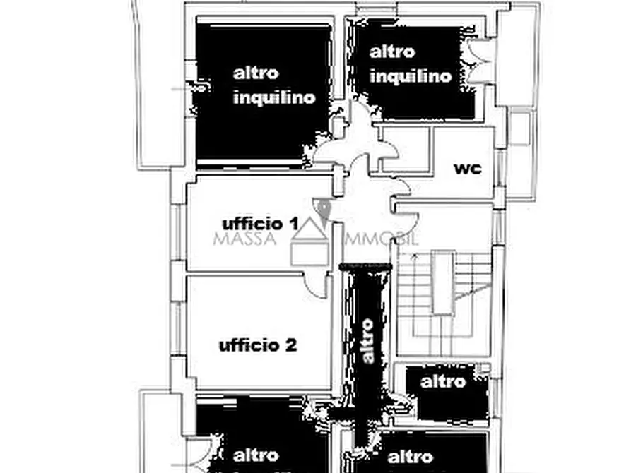 Immagine 17 di Ufficio in affitto  in Via Cesare Beccaria 9 a Massa
