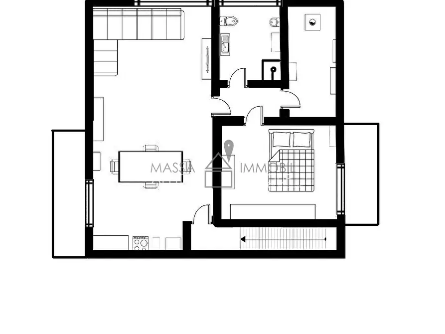 Immagine 58 di Pentalocale in vendita  in Via Flavio Torello Baracchini 29 a Massa