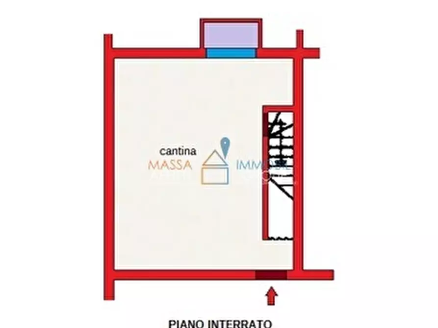 Immagine 28 di Villetta a schiera in vendita  in Via Due Madonne 32 a Massa