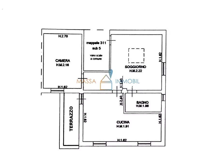 Immagine 41 di Mansarda in vendita  in Via S. Stagi 44B a Forte Dei Marmi
