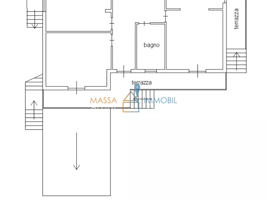 Immagine 61 di Villetta a schiera in vendita  in Via Puliche 308 a Massa
