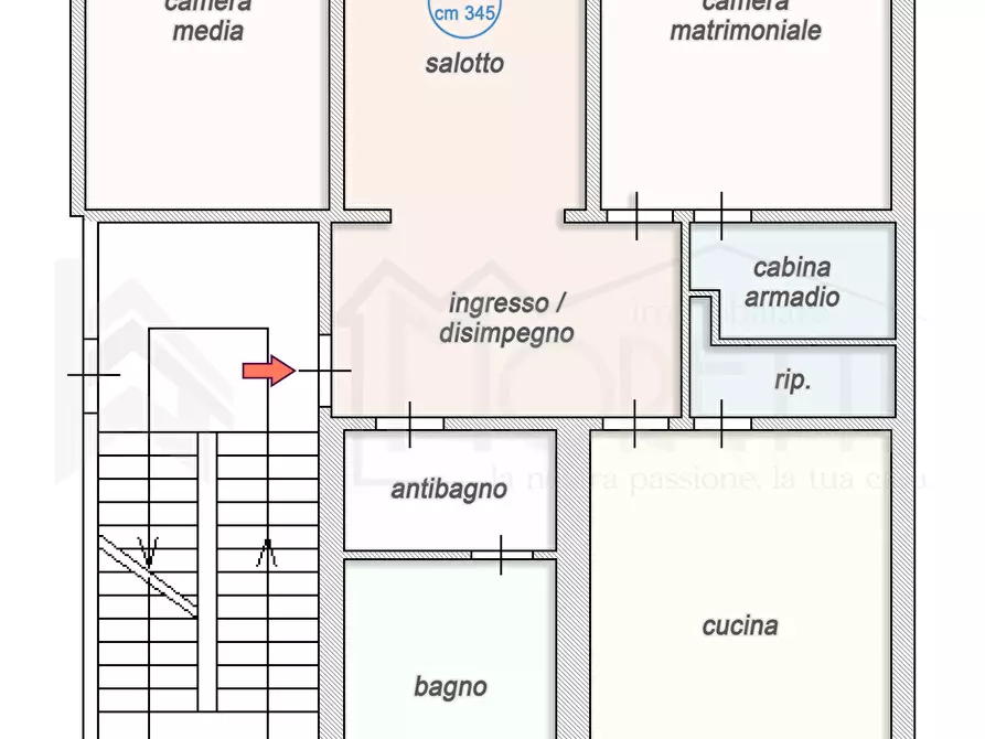 Immagine 26 di Quadrilocale in vendita  in Piazza della Vittoria a Livorno