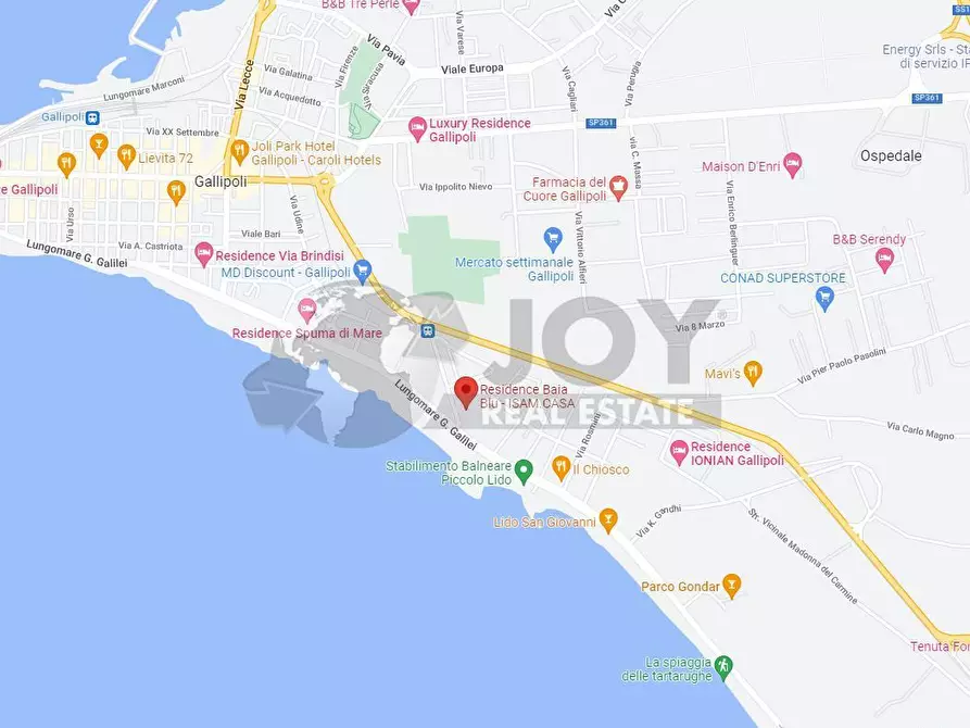 Immagine 45 di Quadrilocale in vendita  in Lungomare Galileo Galilei 119 a Gallipoli