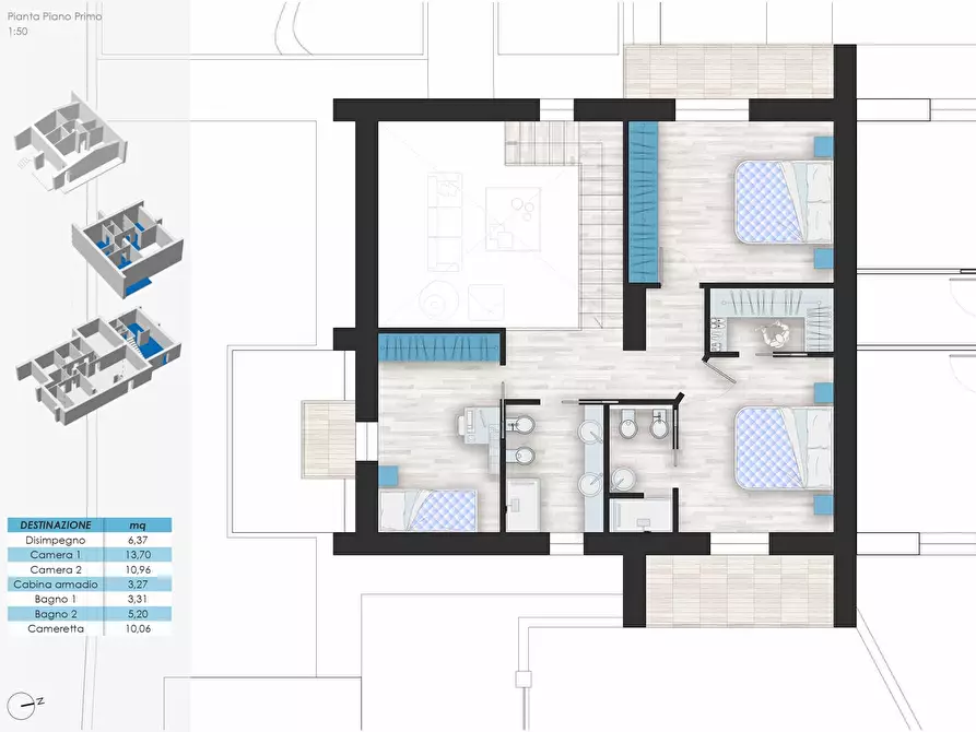 Immagine 9 di Casa bifamiliare in vendita  a Castelbellino