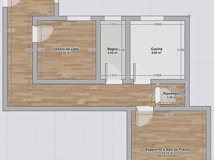 Immagine 18 di Trilocale in vendita  in Corso Alessandro de Stefanis 21 a Genova