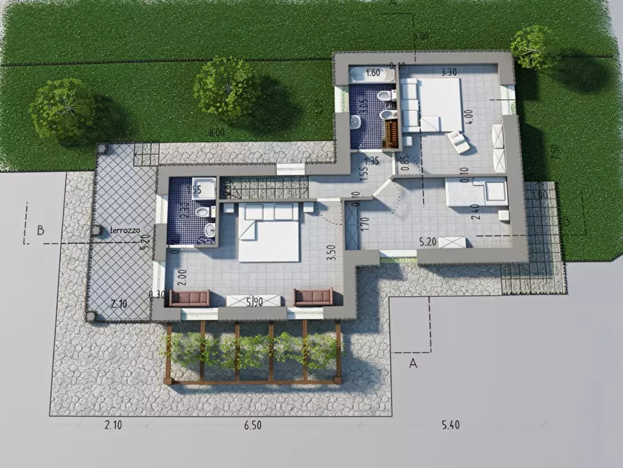 Immagine 30 di Villa in vendita  in Strada Interpoderale Moltedo - Ciai 13 a Diano San Pietro