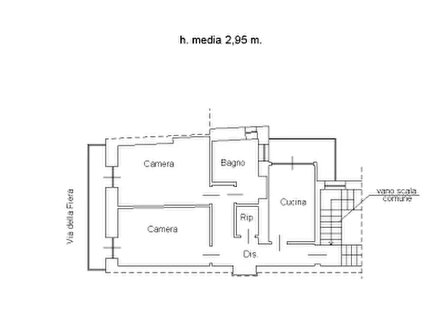 Immagine 26 di Trilocale in vendita  in Via Fiera 12 a Ciriè