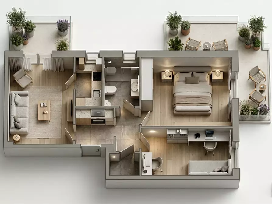 Immagine 39 di Trilocale in vendita  in Via Michelangelo 18 a Borghetto Santo Spirito