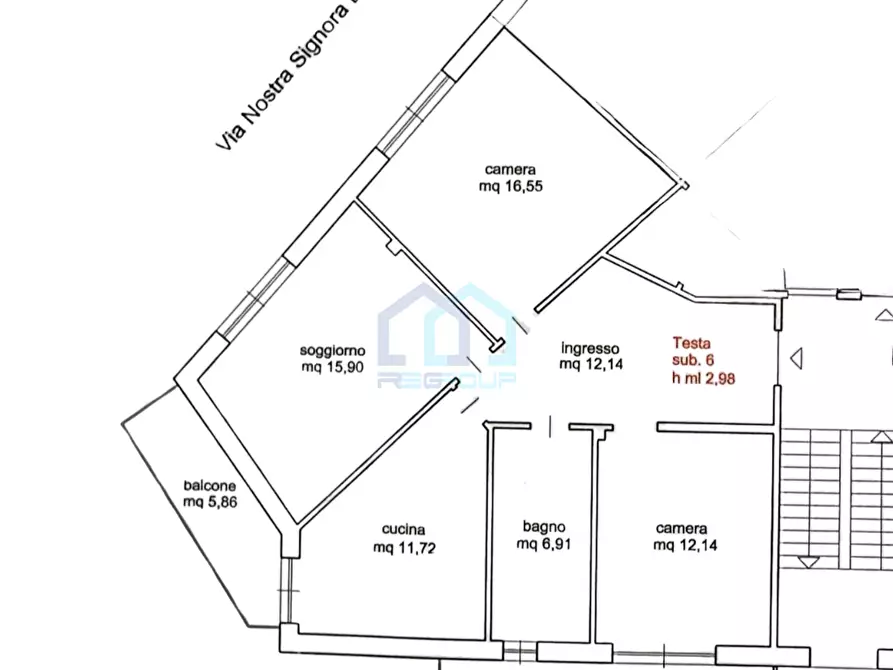 Immagine 23 di Quadrilocale in vendita  in VIA NOSTRA SIGNORA DEGLI ANGELI 3 a Savona