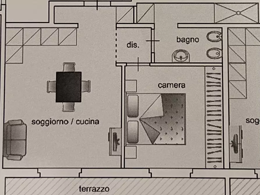 Immagine 14 di Bilocale in vendita  in Via Cimabue a Scandicci