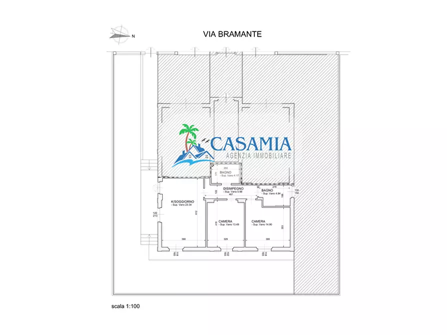 Immagine 26 di Appartamento in vendita  in Via Donato Bramante a Cupra Marittima