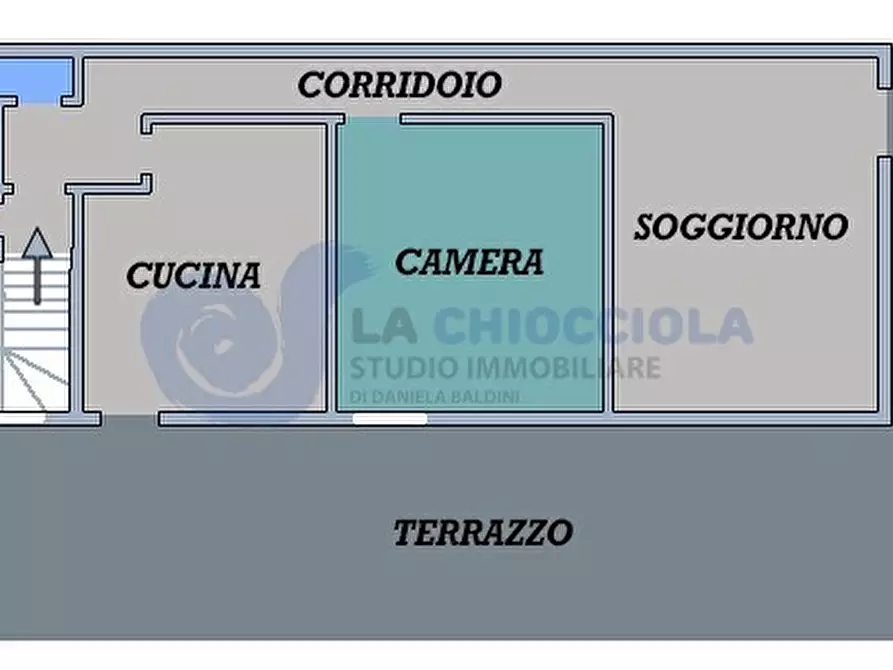 Immagine 1 di Attico in affitto  in Via del Pratello a Bologna