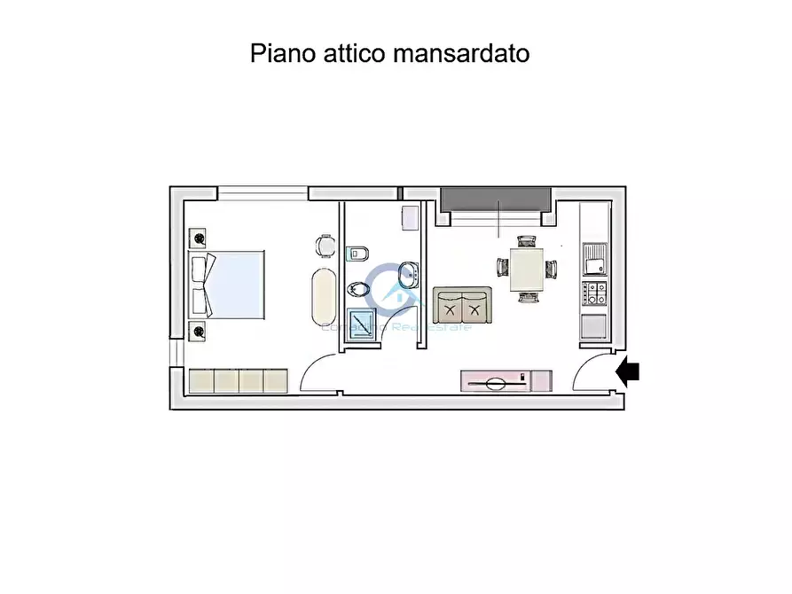 Immagine 15 di Attico in vendita  in Via Sant'Elena 34 a Catanzaro