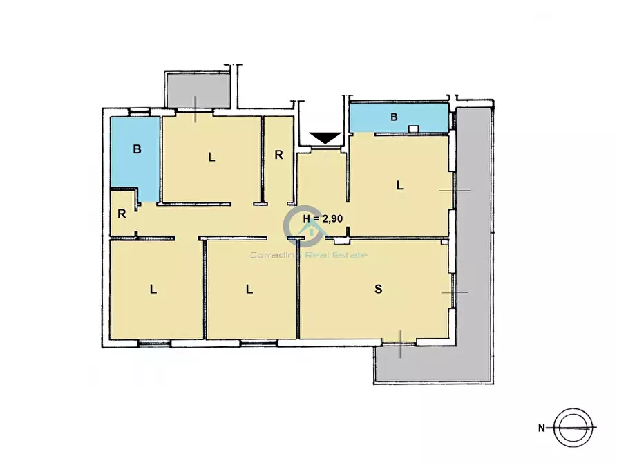 Immagine 23 di Appartamento in vendita  in Via F.Caracciolo 9 a Catanzaro