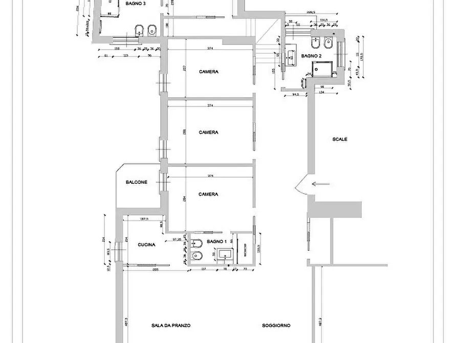 Immagine 37 di Attico in vendita  a Rapallo