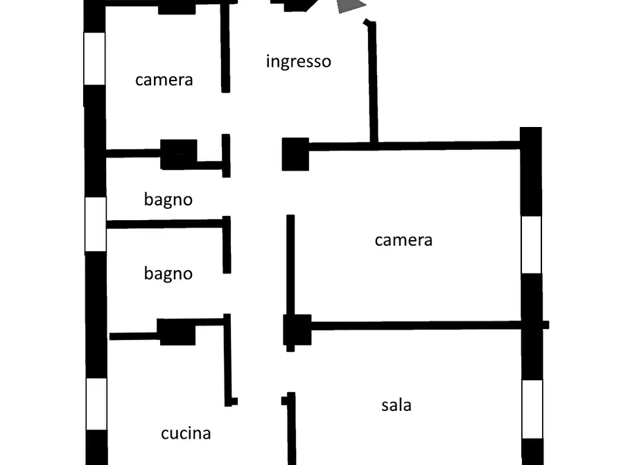 Immagine 17 di Trilocale in vendita  in Via Privata Macera 18 a Rapallo
