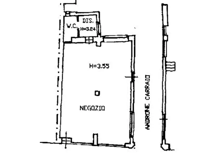 Immagine 2 di Locale commerciale in vendita  in Via Roma 7 a Valenza