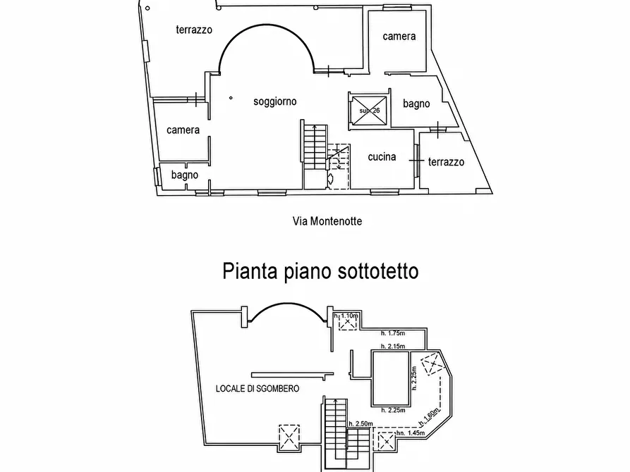 Immagine 8 di Pentalocale in vendita  in Via Montenotte 41 a Savona