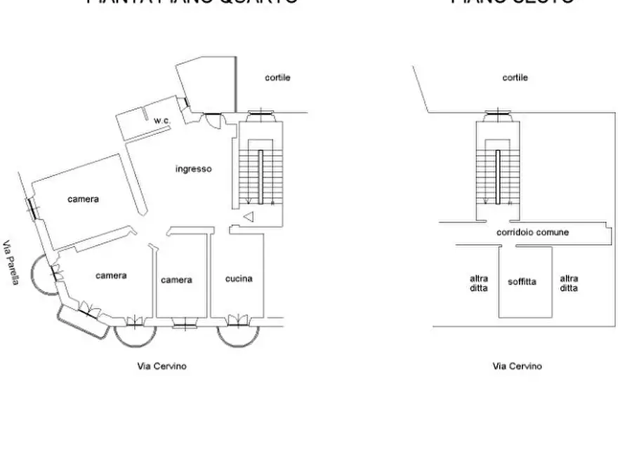 Immagine 2 di Pentalocale in vendita  in Via Parella 13 a Torino