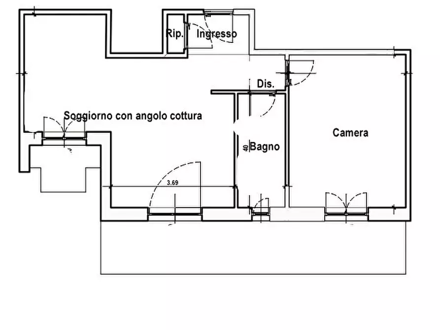 Immagine 2 di Quadrilocale in vendita  in Via Romagna 51 a Genova